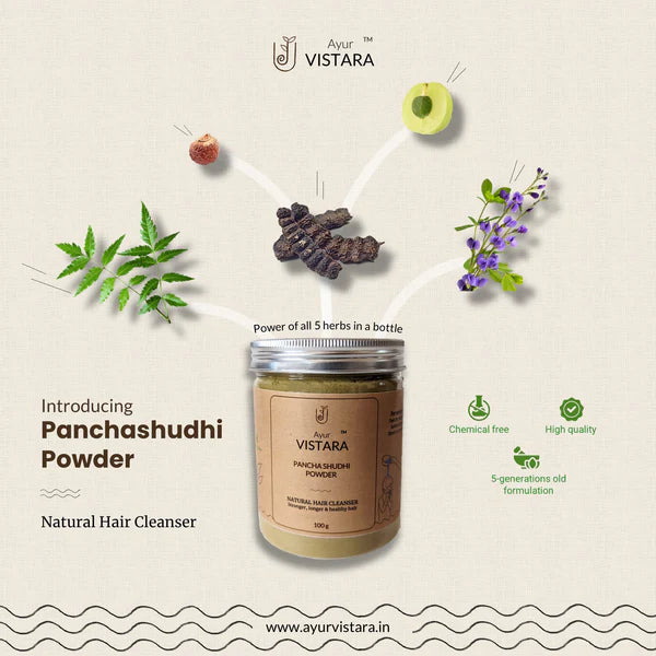 Panchashudhi Hair wash Powder